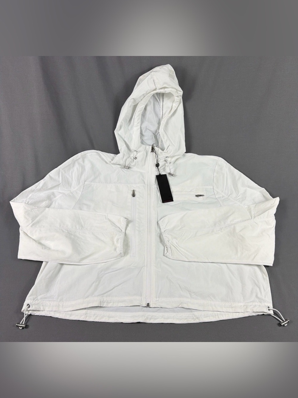Greyson Womens Golf Jacket Wind Back Logo XL Arctic Nylon Spandex NWT MSRP $198
